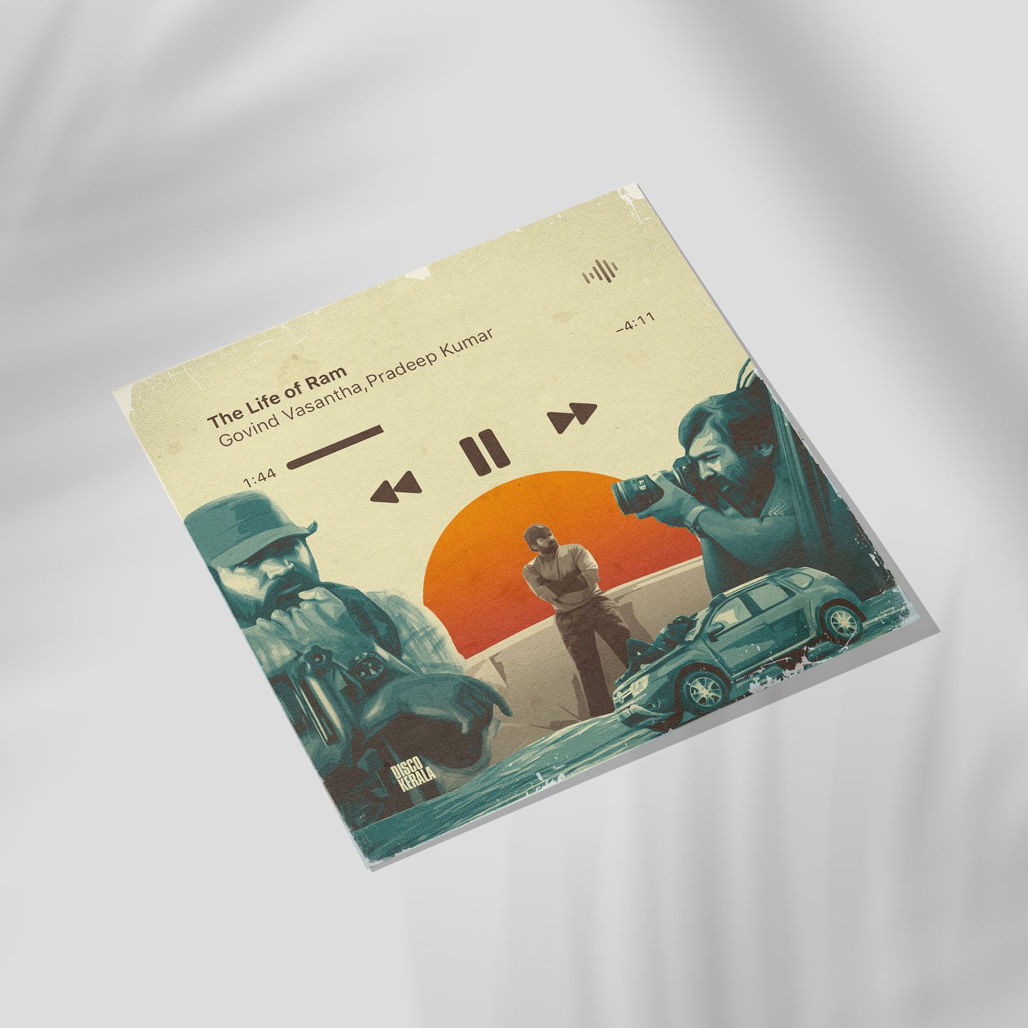 Wall Poster / Life of Ram.mp3 / DISCOKERALA