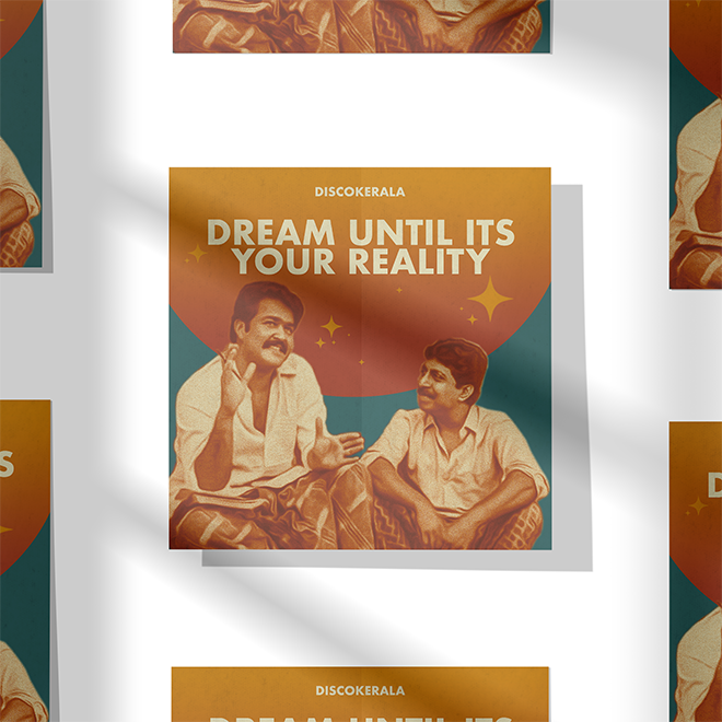 Wall Poster / Dream Until Its Your Reality / Discokerala