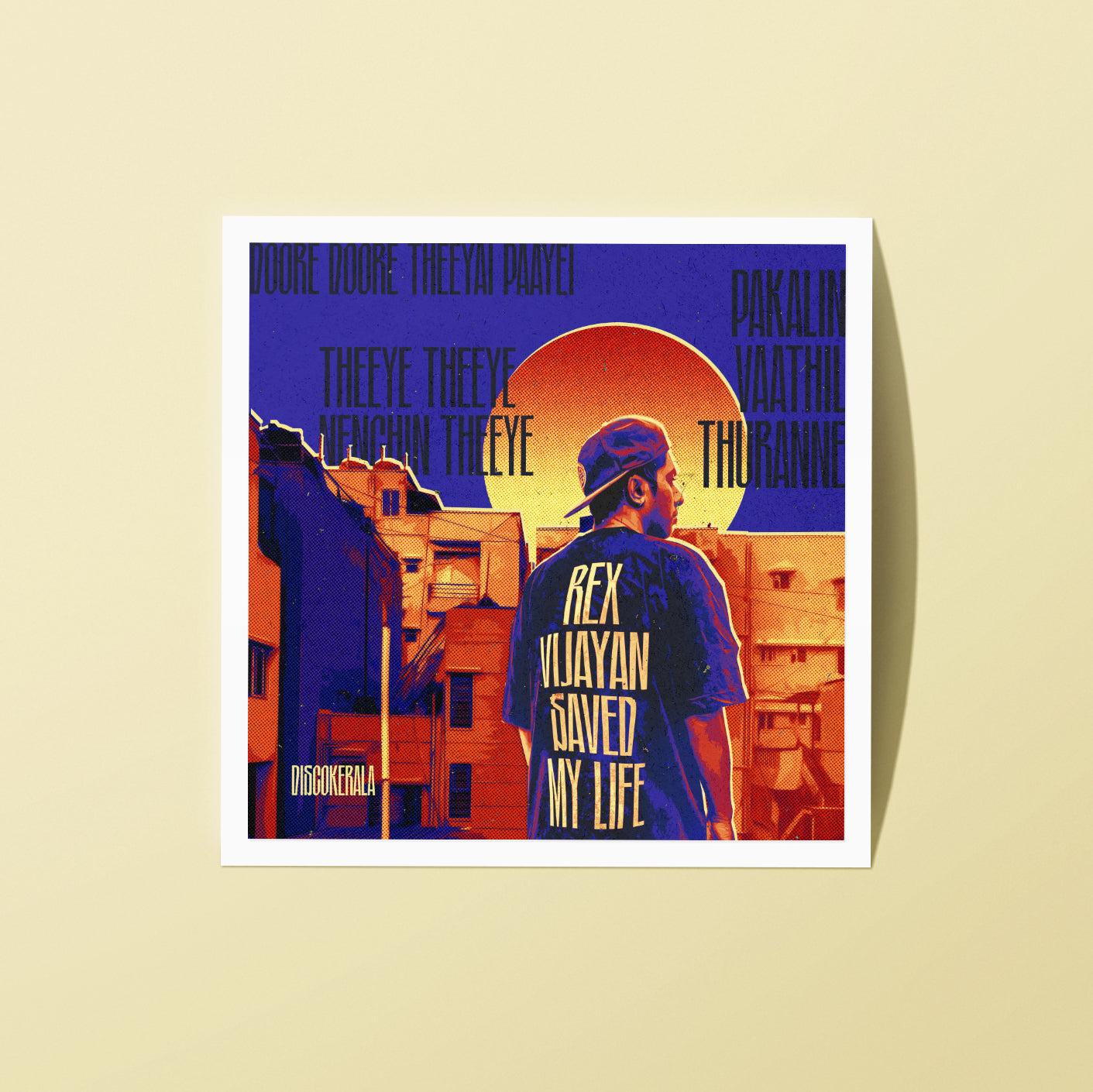 2x2 Inch Sticker / Rex Vijayan Saved My Life / DiscoKerala