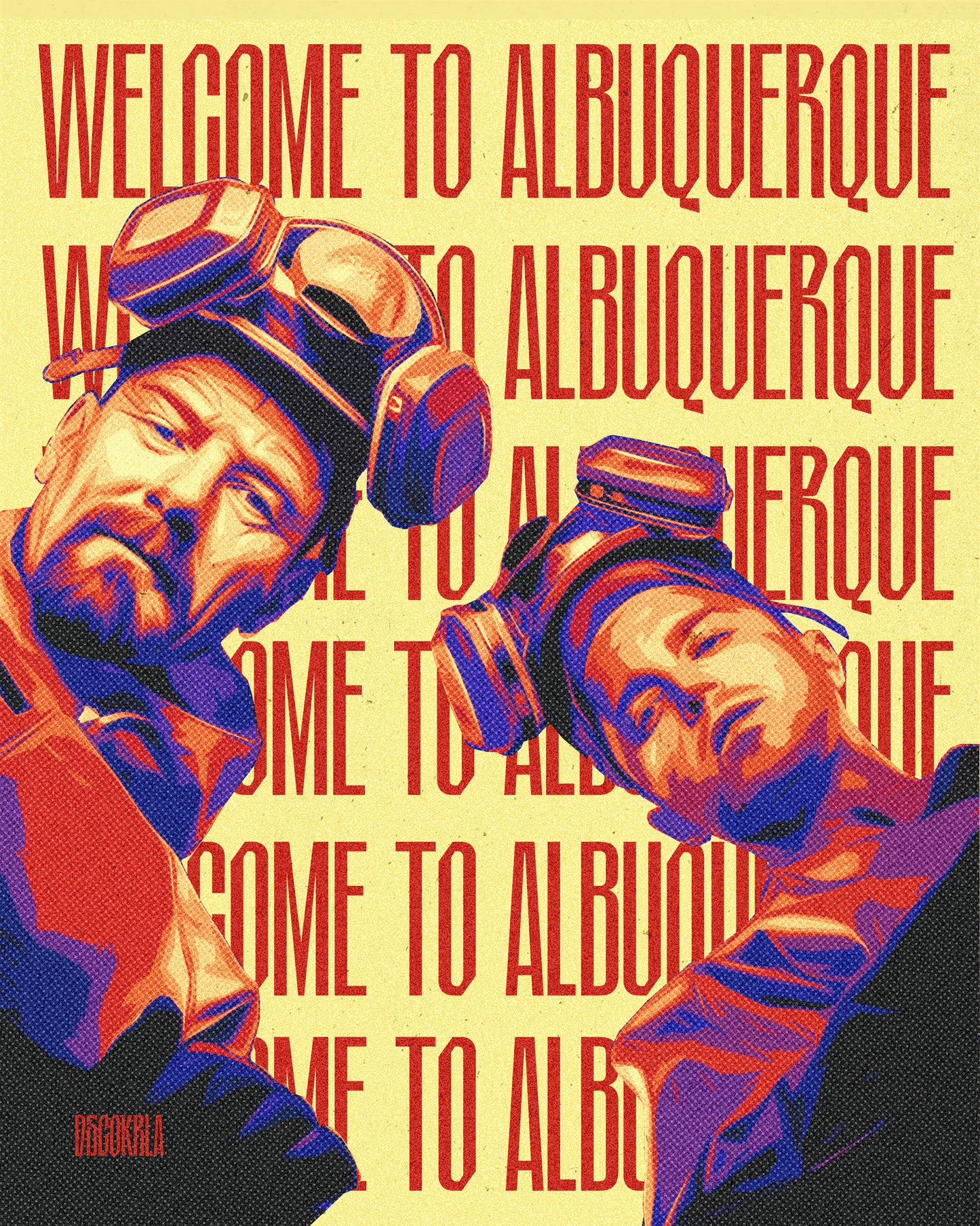 Wall Poster / Welcome to Albuquerque / Discokerala