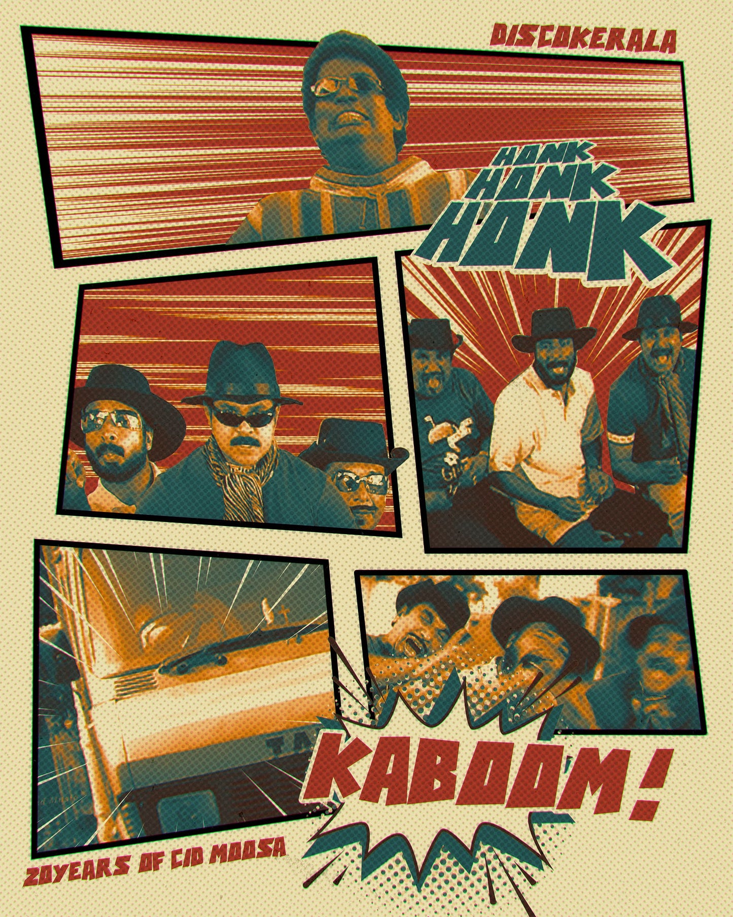 Wall Poster / CID Moosa / Discokerala