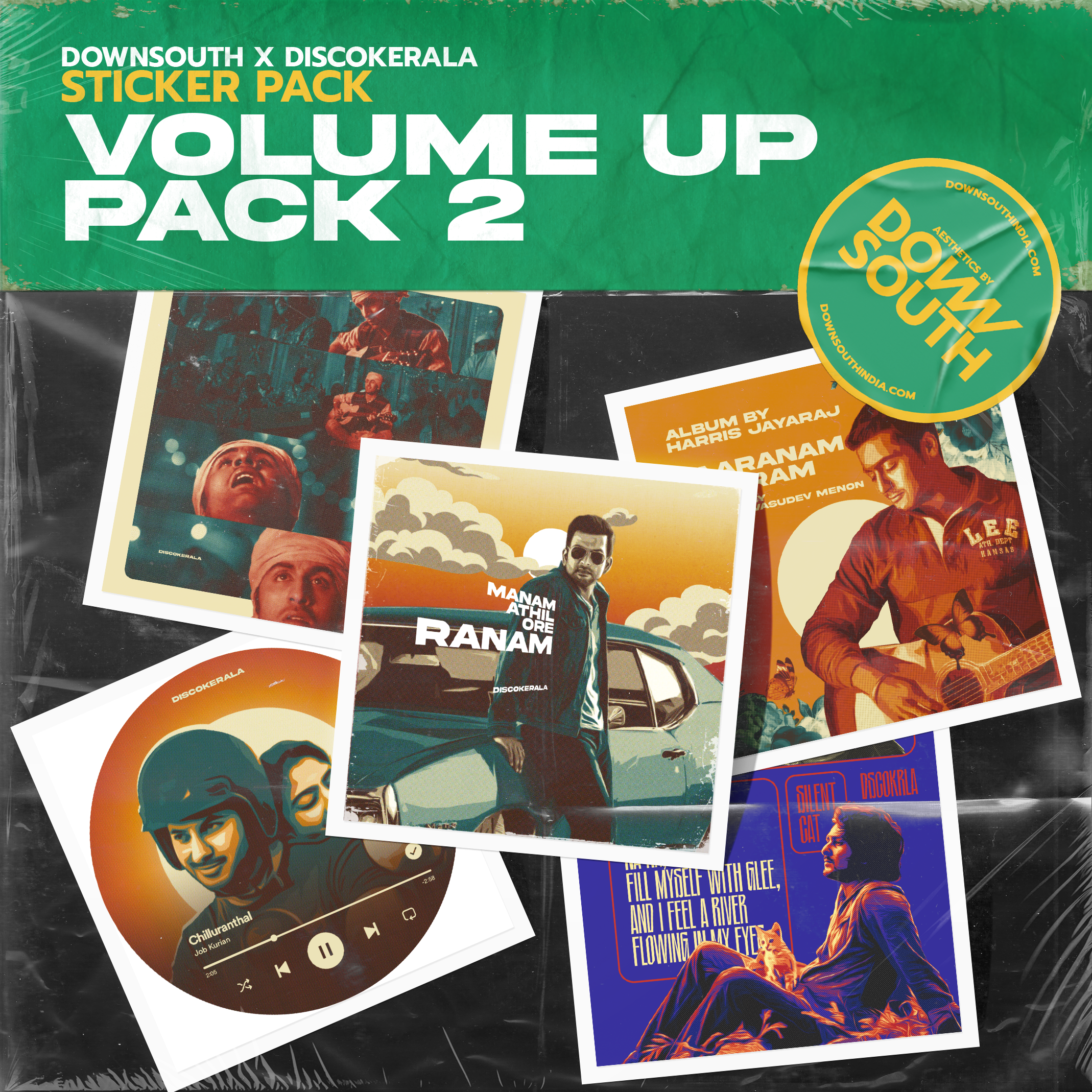 Increasing Volume Sticker Sticker Pack / Volume Up / Pack 2 – DownSouth