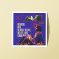 2x2 Inch Sticker / Silent Cat / DiscoKerala