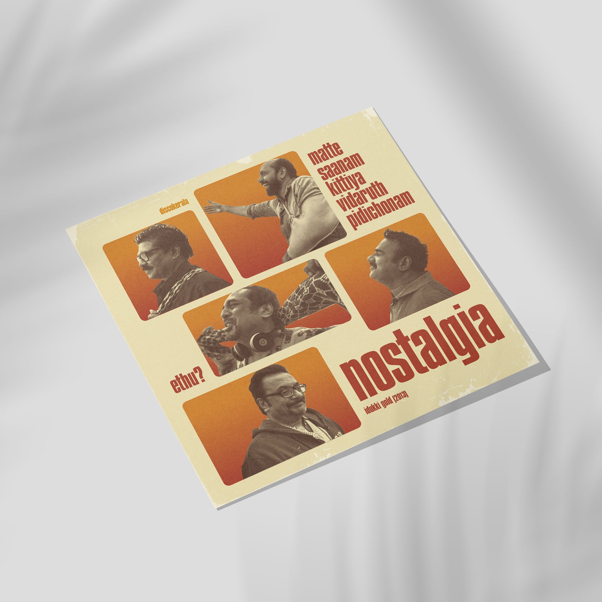 Wall Poster / Nostalgia / DISCOKERALA