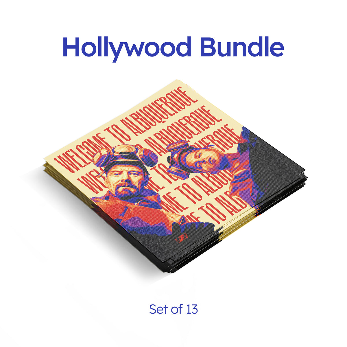 Wall Poster Bundle / Hollywood / Set of 13